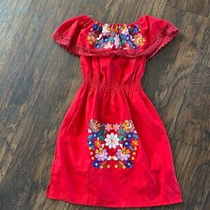 Mexican Embroidered Dresss